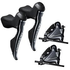 Freni a disco idraulici Shimano Ultegra Di2 ST R8070 BR R8070 COPPIA completa di Bled