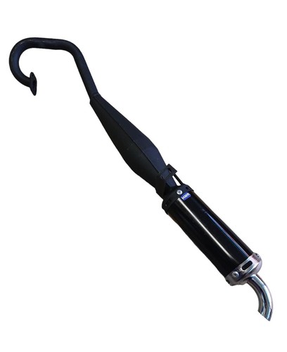 Marmitta nera cromata - , pocket