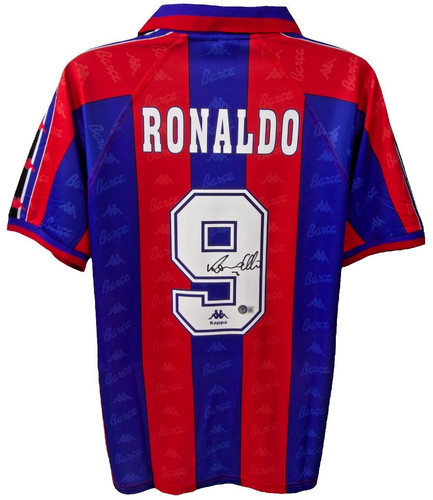 Maglia ronaldo nazario firmata - maglia,