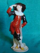 Superbo Nymphenburg Porcellana Commedia Dottore Statuina Figura Porzellan Fig.