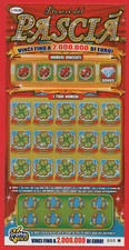 GRATTA E VINCI LOTTERIA I TESORI DEL PASCIA' NUOVO VERGINE NON GRATTATO SCADUTO