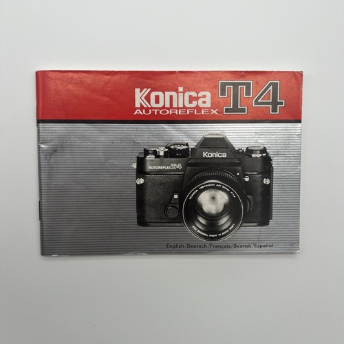 Konica autoreflex manuale - t4,