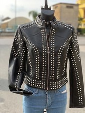 Giacca chiodo ecopelle con