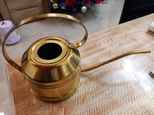 SKS Germany Vecchio Annaffiatoio In Ottone Massiccio Ø 13cmxH 17cm