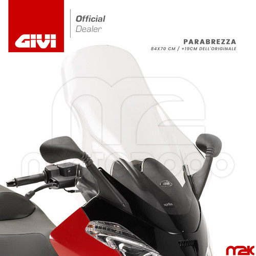 Parabrezza alto 19cm - +19cm, givi