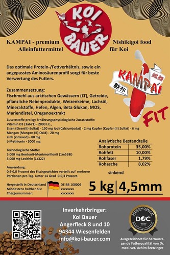 Mangime per koi - , fit