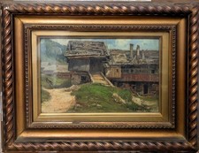 Francesco SARTORELLI (1856-1939) - Baite, olio su cartoncino