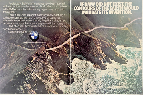 Pubblicità rivista bmw auto - pubblicità,