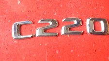 C220 Letter Trunk Emblem Rear