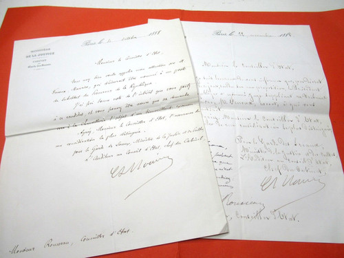 Armand rousseau autographe - rousseau,