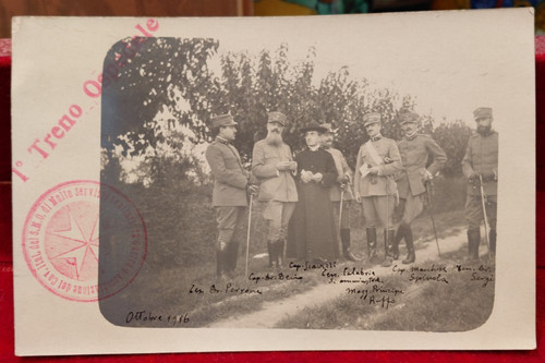 Cartolina militari annullo - cartolina, 1°