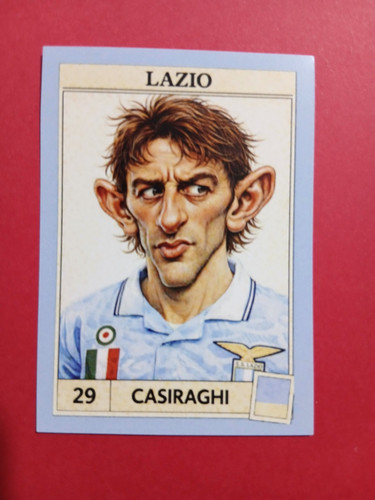 Figurina caricatura calciatori - figurina,