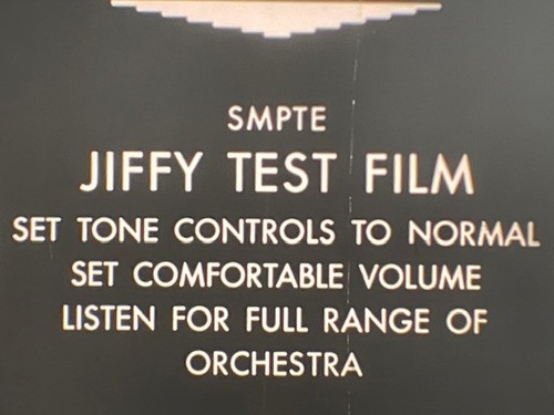 16mm smpte jiffy - , test