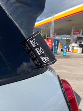 ETICHETTA LA TUA AUTO - ETICHETTE GRANDI NERE CON CARATTERE BIANCO - SOLO LAVAGGIO A MANO - ETICHETTA