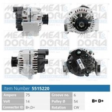 75 CV Alternatore per FORD KA