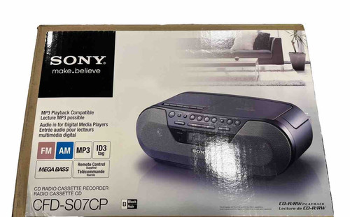 Sony cfd s07cp - sony, boombox