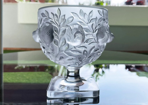 Vaso lalique elizabeth metà - vaso,