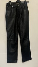 Pantalone Zara vera pelle nero