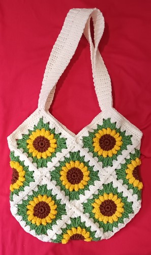 Borsa tote acrilica uncinetto