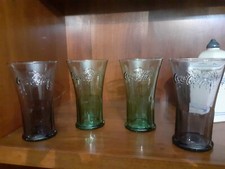 ✅?4 bicchieri vintage coca cola in vetro  