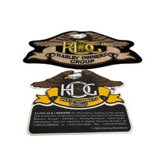 Harley Davidson Jacket Patch and Sticker Set Motorcycles Hog Harley Owners Group