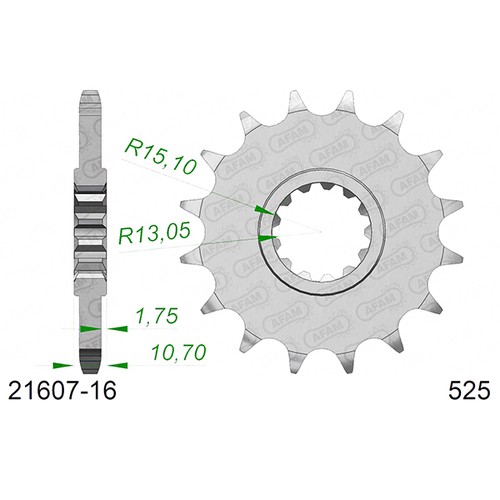 Pignone afam acciaio p525 - afam,