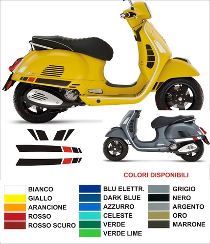 Kit adesivi stickers vespa gts - adesivi,
