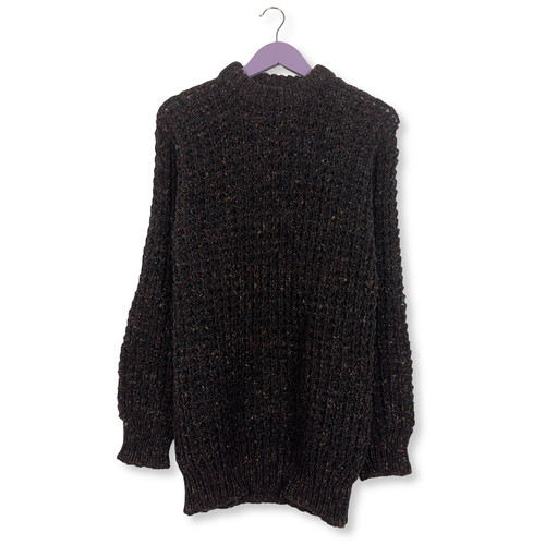 Maglione vintage grigio scuro - maglione,