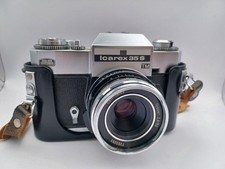 Zeiss Ikon Icarex 35 TM 35mm Film Camera + Carl Zeiss Tessar 2.8/50 Lens + Case