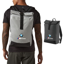 Zaino Uomo Grande Roll Top BMW M Power Impermeabile Sportivo Muscle Car Auto