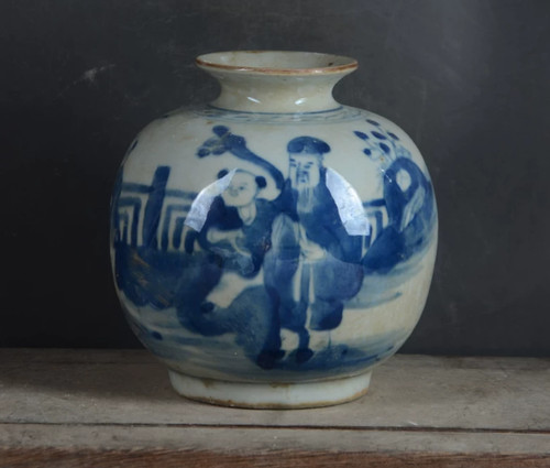 Vaso statuina porcellana