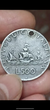 MONETA 500 LIRE ARGENTO Italia