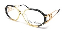 OCCHIALI DA VISTA DONNA PALOMA PICASSO 3762 90 GIALLO, NERO E ORO VINTAGE