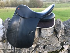 Sella da dressage 17,5" albion Genesis Tree serie n. 80796 nera ottime condizioni MW