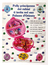 Pubblicita' Polly Pocket Mattel Cofanetti Delle Gemme Old Advertising 1993 (T8)