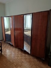 Armadio anni 50/60 in legno scuro