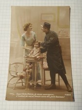 Cartolina Militari Innamorati