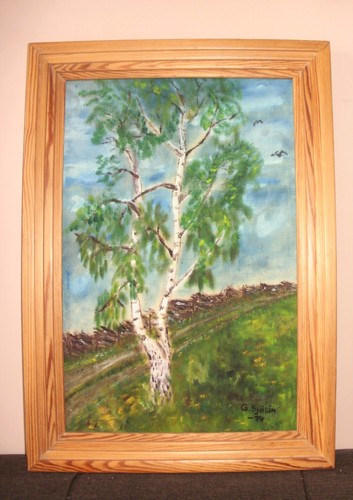 Paesaggio dipinti olio - paesaggio,, su