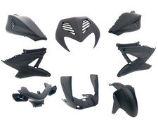 Kit carene 8 pezzi nero opaco