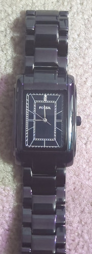 Orologio fossil ceramica nera - ceramica,