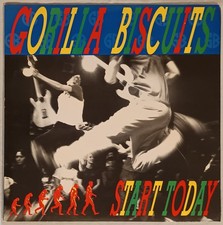 GORILLA BISCUITS Start Today LP 1989 1st Press Revelation Records Rev 13