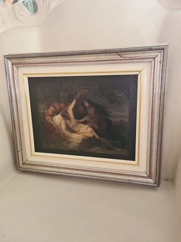 Dipinto olio deposizione di - ad,