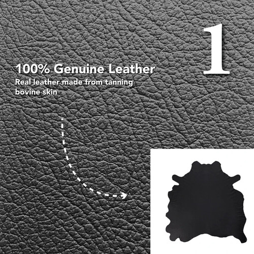 Pelle nappa fine nera liscia - nera,