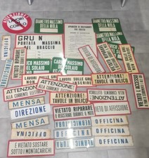  Stock  Circa 40 Insegne In Latta Vintage Anni 70/80
