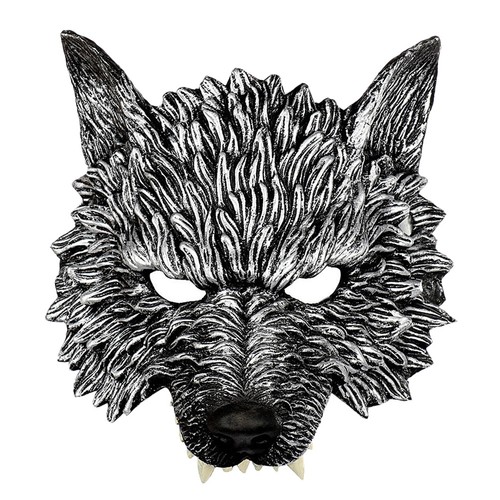 Maschera lupo adulto - ,