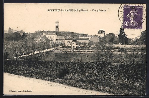 Cpa grézieu varenne vue - cpa, grézieu-la-varenne,