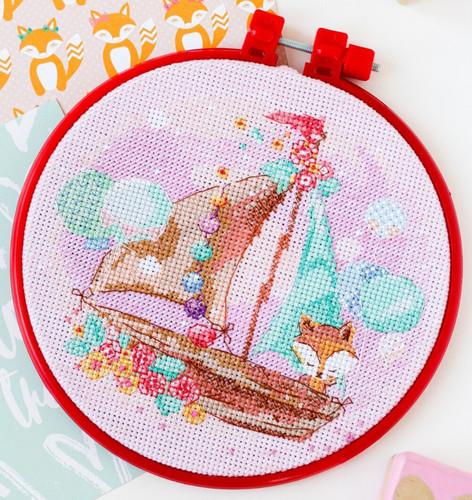 Kit punto croce barca vela - punto,