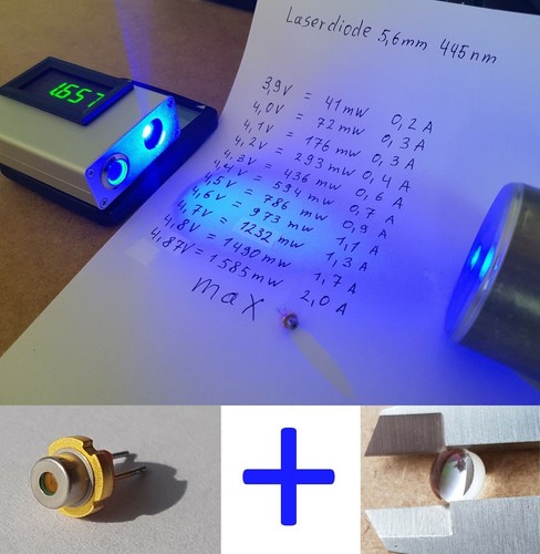 Diodo laser blu 445 5 - 445, nm