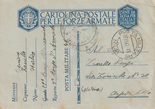 Posta militare genio - posta,