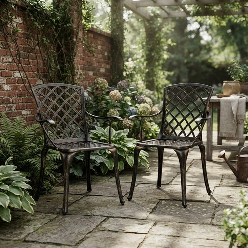 Set sedie giardino bronzo - giardino,
